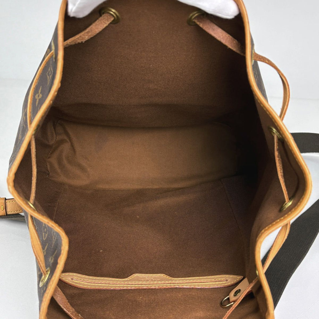 Louis Vuitton Montsouris GM Backpack Monogram Brown — view 7