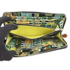 Hermes Wallet Azap Long Silk in Black Silver Epsom — view 4