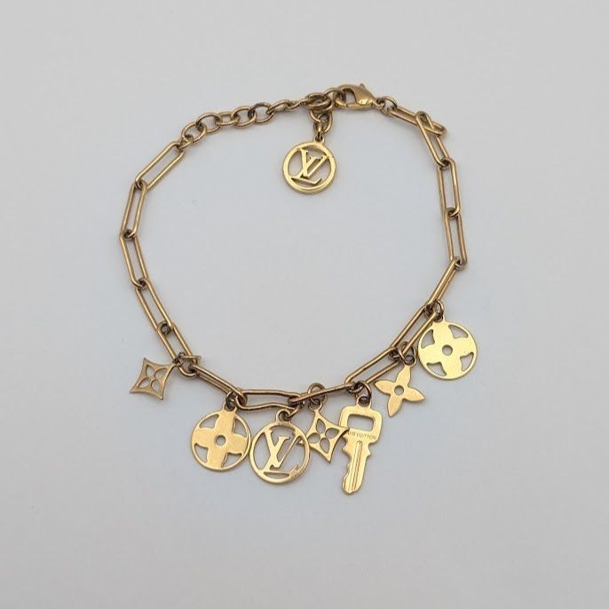 Louis Vuitton Bracelet Roman Holiday LV Gold Monogram — view 2