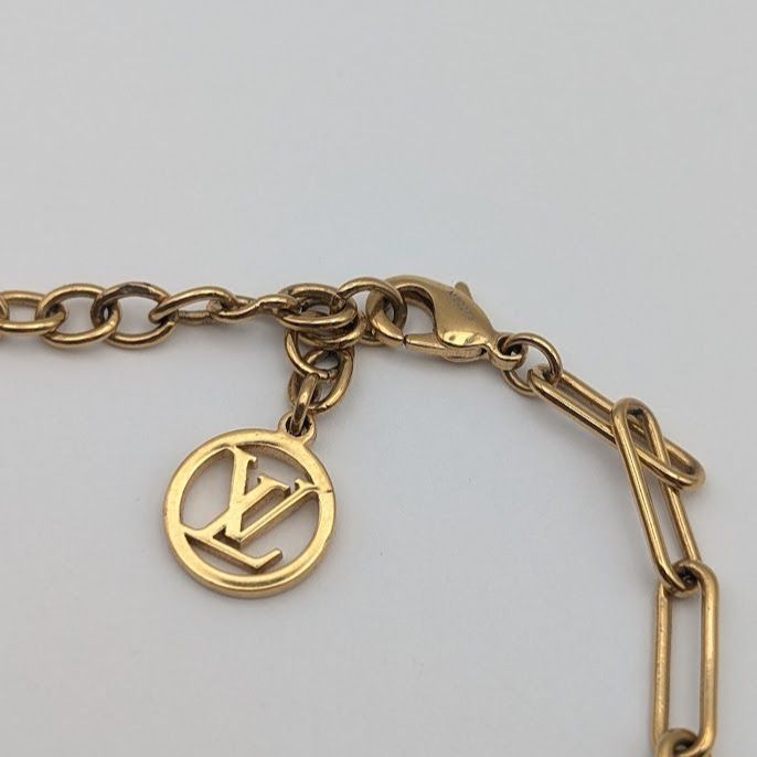 Louis Vuitton Bracelet Roman Holiday LV Gold Monogram — view 4