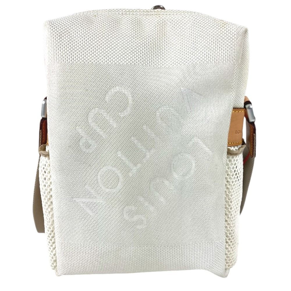 Louis Vuitton Shoulder Bag Weatherly Damier Geant Canvas White — view 2