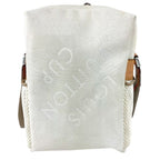 Louis Vuitton Shoulder Bag Weatherly Damier Geant Canvas White — view 2
