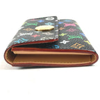Louis Vuitton Coin Case Porte-Monnaie Monogram Multicolor Canvas Noir Black — view 4