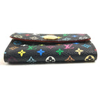 Louis Vuitton Coin Case Porte-Monnaie Monogram Multicolor Canvas Noir Black — view 5