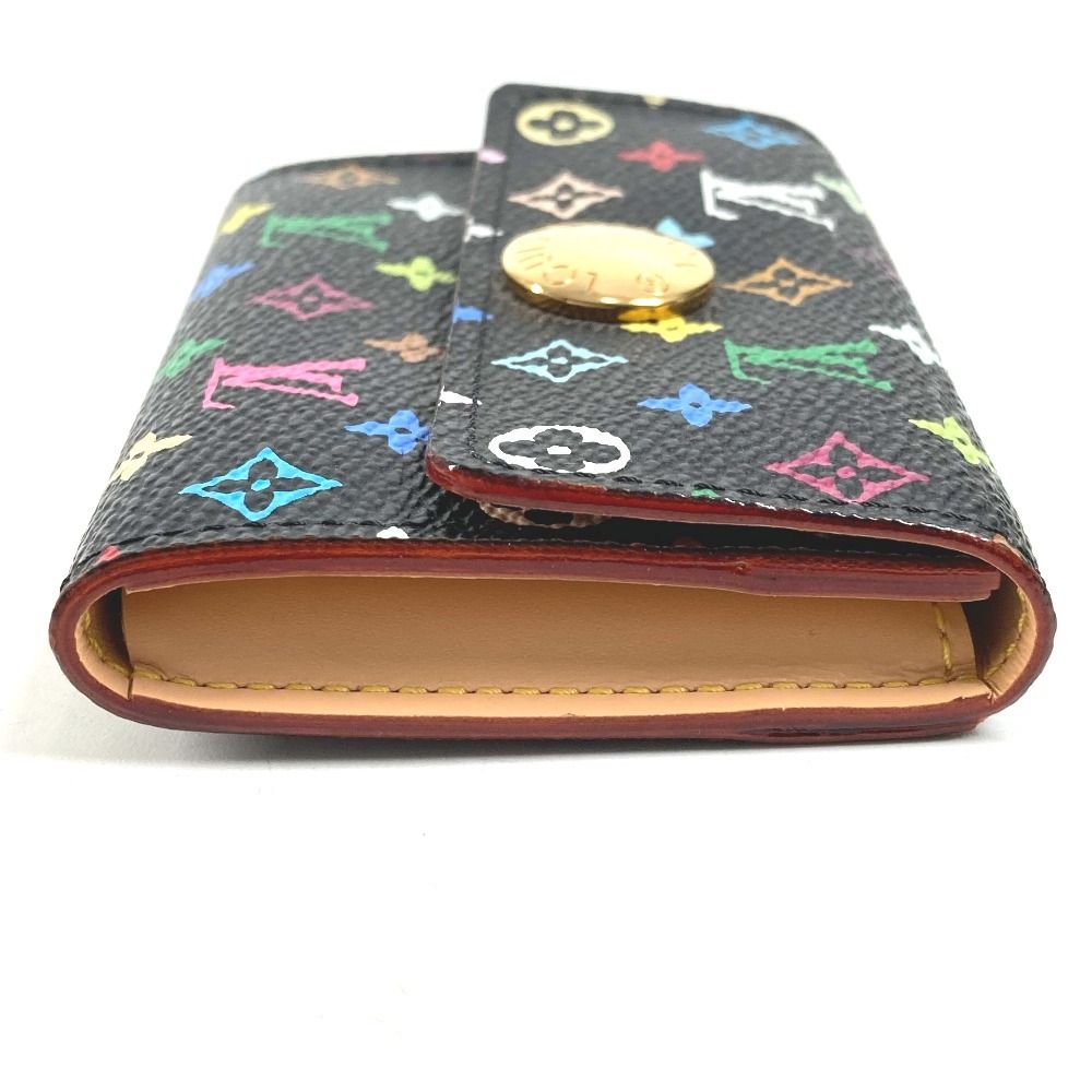 Louis Vuitton Coin Case Porte-Monnaie Monogram Multicolor Canvas Noir Black — view 3