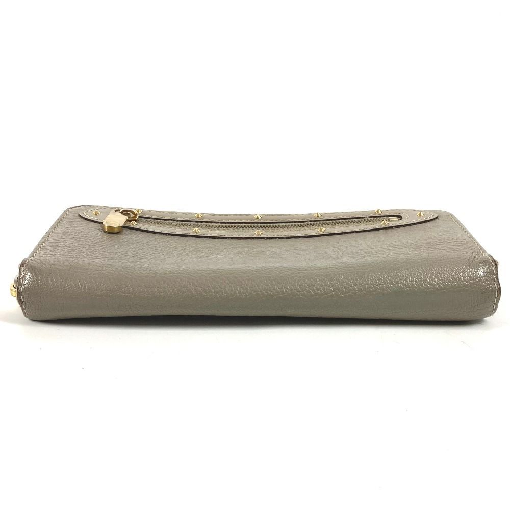 Louis Vuitton Wallet Zippy Suhali Leather Veronne Gray — view 5