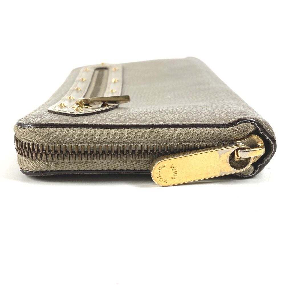 Louis Vuitton Wallet Zippy Suhali Leather Veronne Gray — view 3