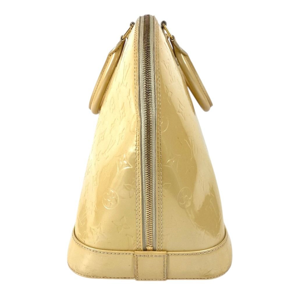 Louis Vuitton Handbag Alma GM Monogram Vernis Canvas Blanc Corail Beige — view 3