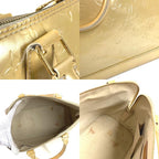 Louis Vuitton Handbag Alma GM Monogram Vernis Canvas Blanc Corail Beige — view 8