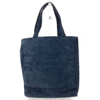 Chanel Handbag Fringe Tassel CC Logo Rhinestone Nubuck Navy — view 2