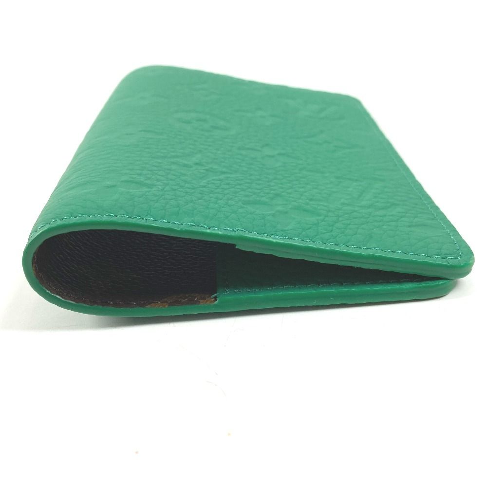 Louis Vuitton Notebook Cover PM Emily Taurillon Leather Green Agenda — view 3