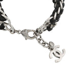 Chanel Bracelet CC Logo Velvet Rhinestone Faux Pearl — view 5