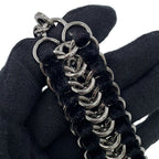 Chanel Bracelet CC Logo Velvet Rhinestone Faux Pearl — view 9
