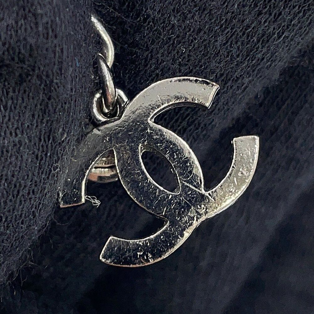 Chanel Bracelet CC Logo Velvet Rhinestone Faux Pearl — view 7
