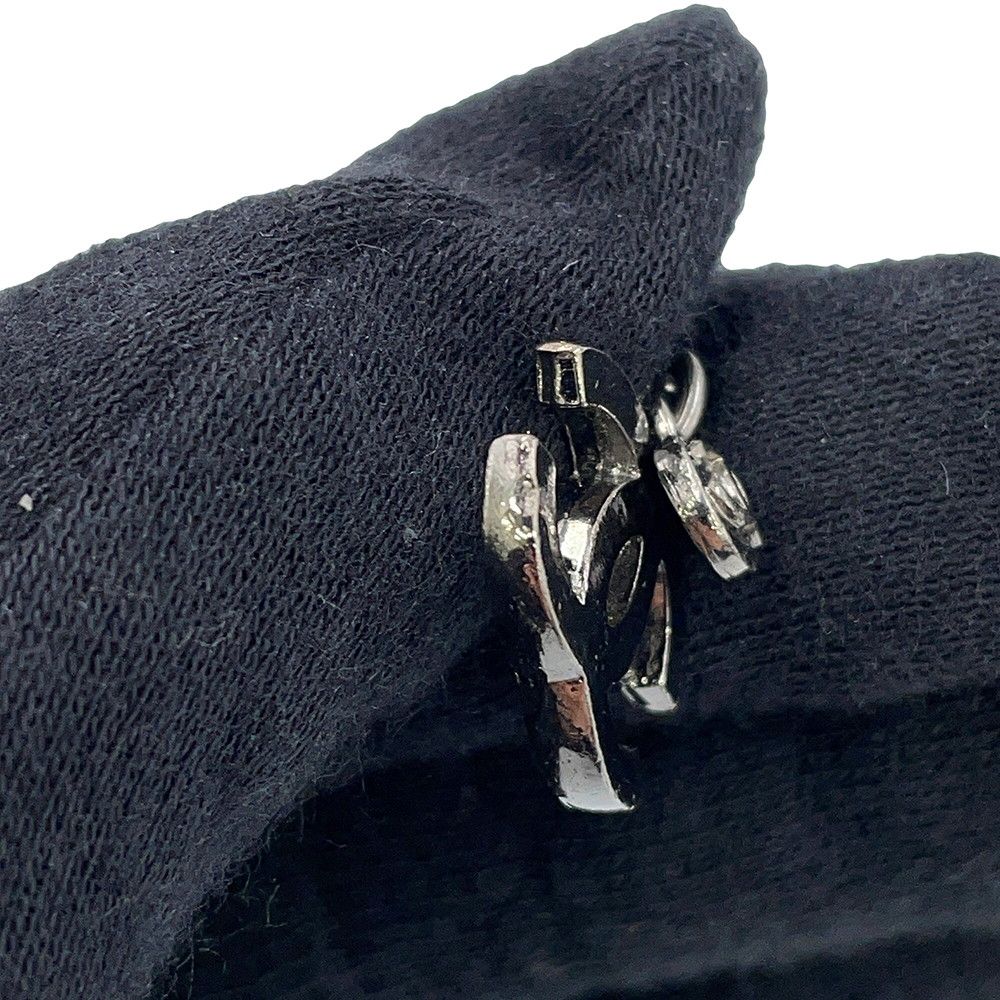 Chanel Bracelet CC Logo Velvet Rhinestone Faux Pearl — view 8