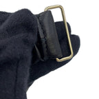 Chanel Belt CC Logo Rhinestone Leather 75 Black — view 6