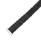 Chanel Belt CC Logo Rhinestone Leather 75 Black — view 5
