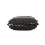 Chanel Foncase Chainaround Quilted CC Logo Lambskin Black — view 3