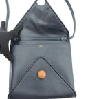Hermes Shoulder Bag Wood Navy Gold Box Calf — view 5