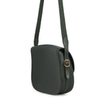 Hermes Shoulder Bag Duffle Green Gold Box Calf — view 2