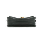 Hermes Shoulder Bag Duffle Green Gold Box Calf — view 3