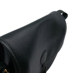 Hermes Shoulder Bag Duffle Green Gold Box Calf — view 9