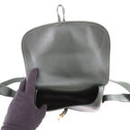 Hermes Shoulder Bag Duffle Green Gold Box Calf — view 5