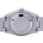 Rolex Oyster Perpetual 36 Watch Turquoise Blue Celebration Dial — view 3