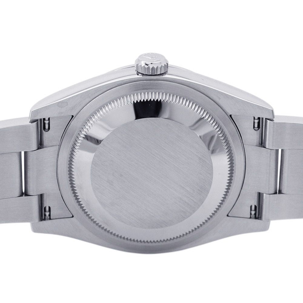 Rolex Oyster Perpetual 36 Watch Turquoise Blue Celebration Dial — view 3