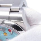 Rolex Oyster Perpetual 36 Watch Turquoise Blue Celebration Dial — view 6
