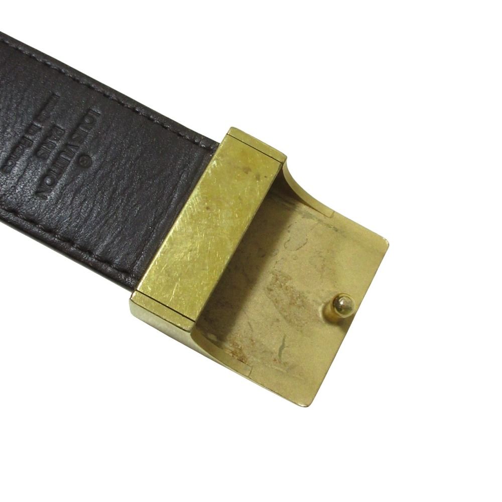 Louis Vuitton Damier Ceinture Carre Belt 90 36 Brown — view 7
