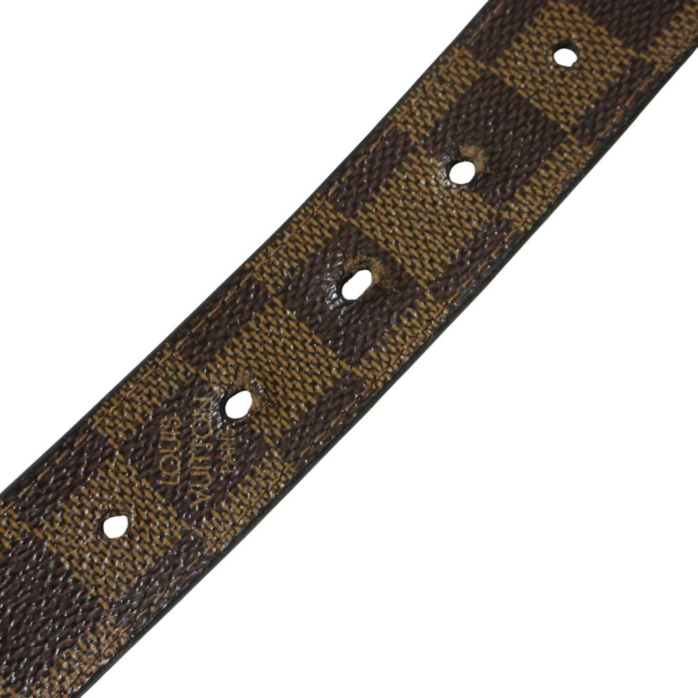 Louis Vuitton Damier Ceinture Carre Belt 90 36 Brown — view 5