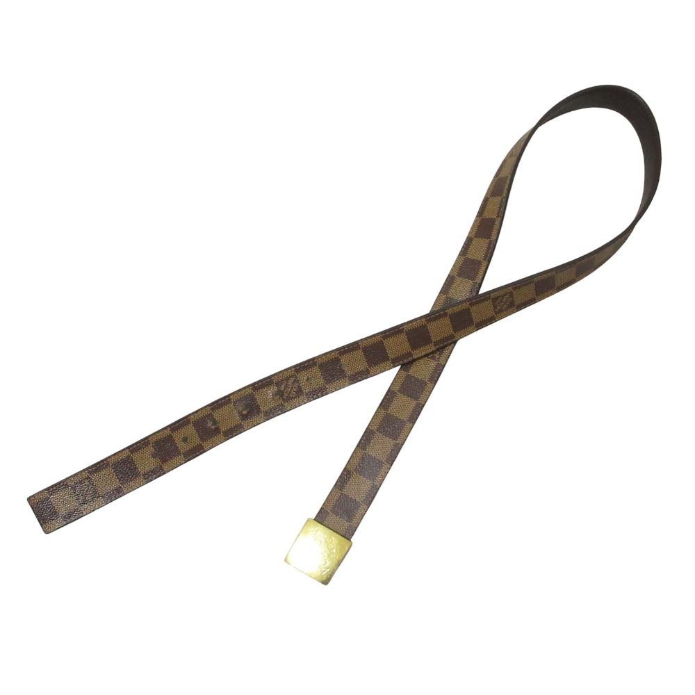 Louis Vuitton Damier Ceinture Carre Belt 90 36 Brown — view 3