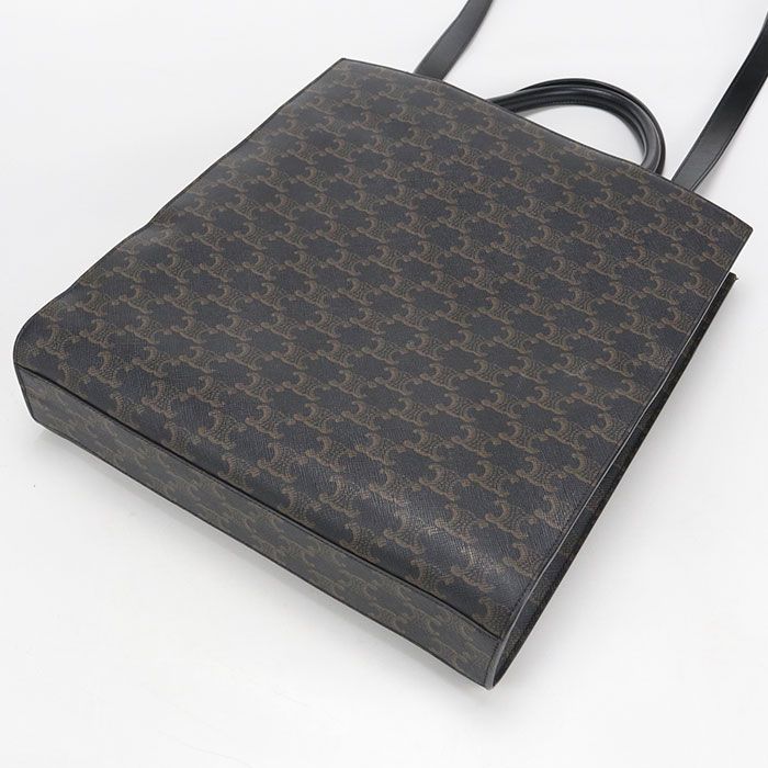 Celine Vertical Cabas Triomphe Canvas Tote — view 2