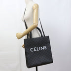 Celine Vertical Cabas Triomphe Canvas Tote — view 7