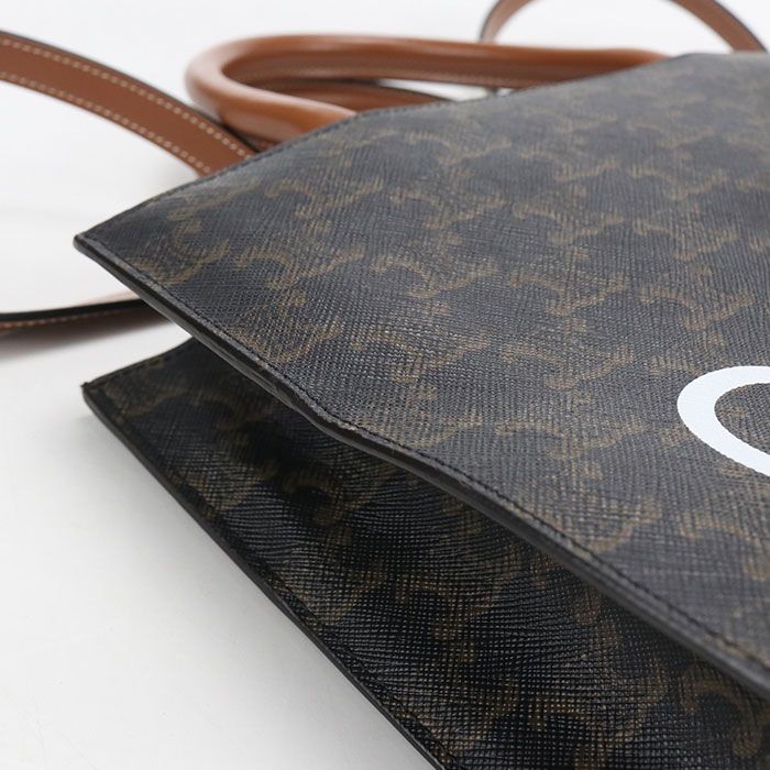 Celine Vertical Cabas Small Triomphe Canvas Tote — view 5