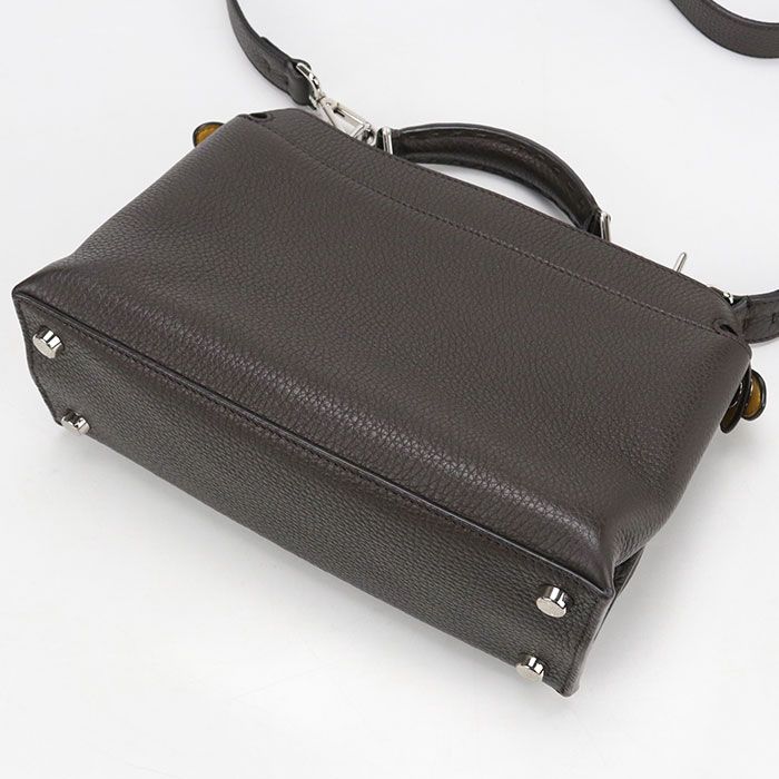 Fendi Mini Essential Peekaboo Handbag Leather — view 2