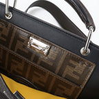 Fendi Mini Essential Peekaboo Handbag Leather — view 7
