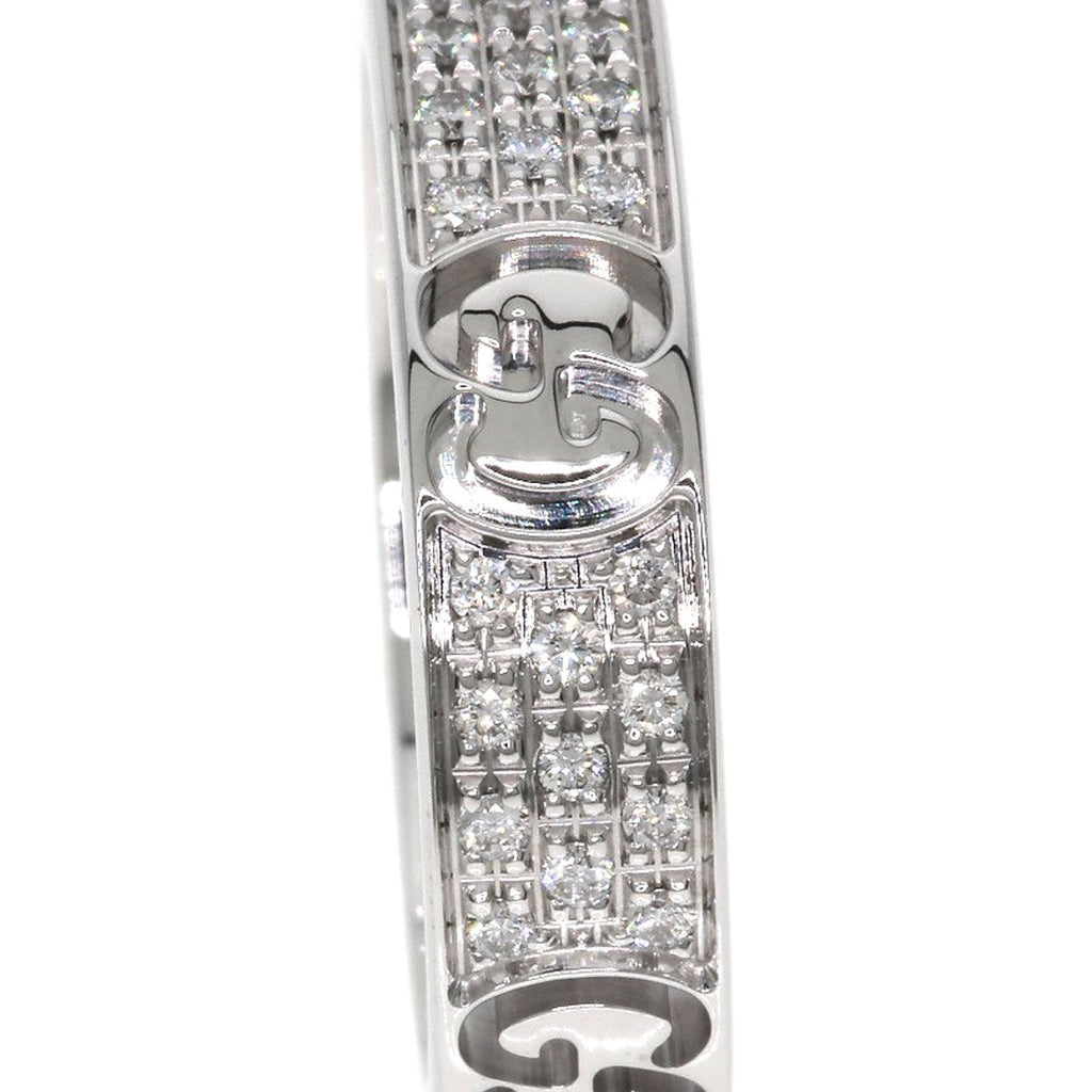 Gucci Icon Full Diamond Ring 18k White Gold — view 9