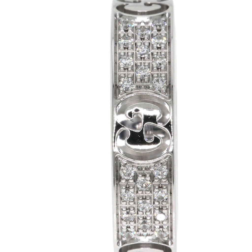 Gucci Icon Full Diamond Ring 18k White Gold — view 8