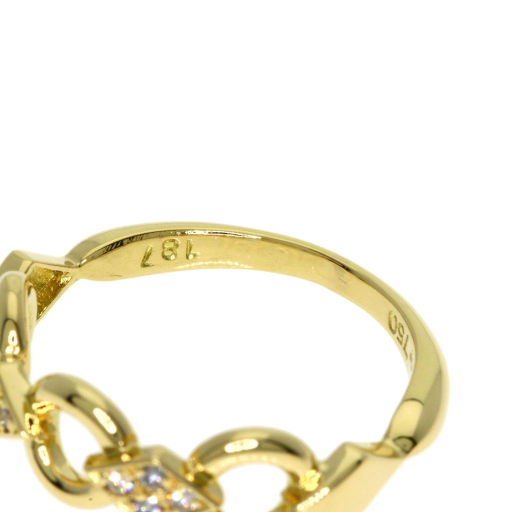 Dior Diamond Ring 18k Yellow Gold — view 9