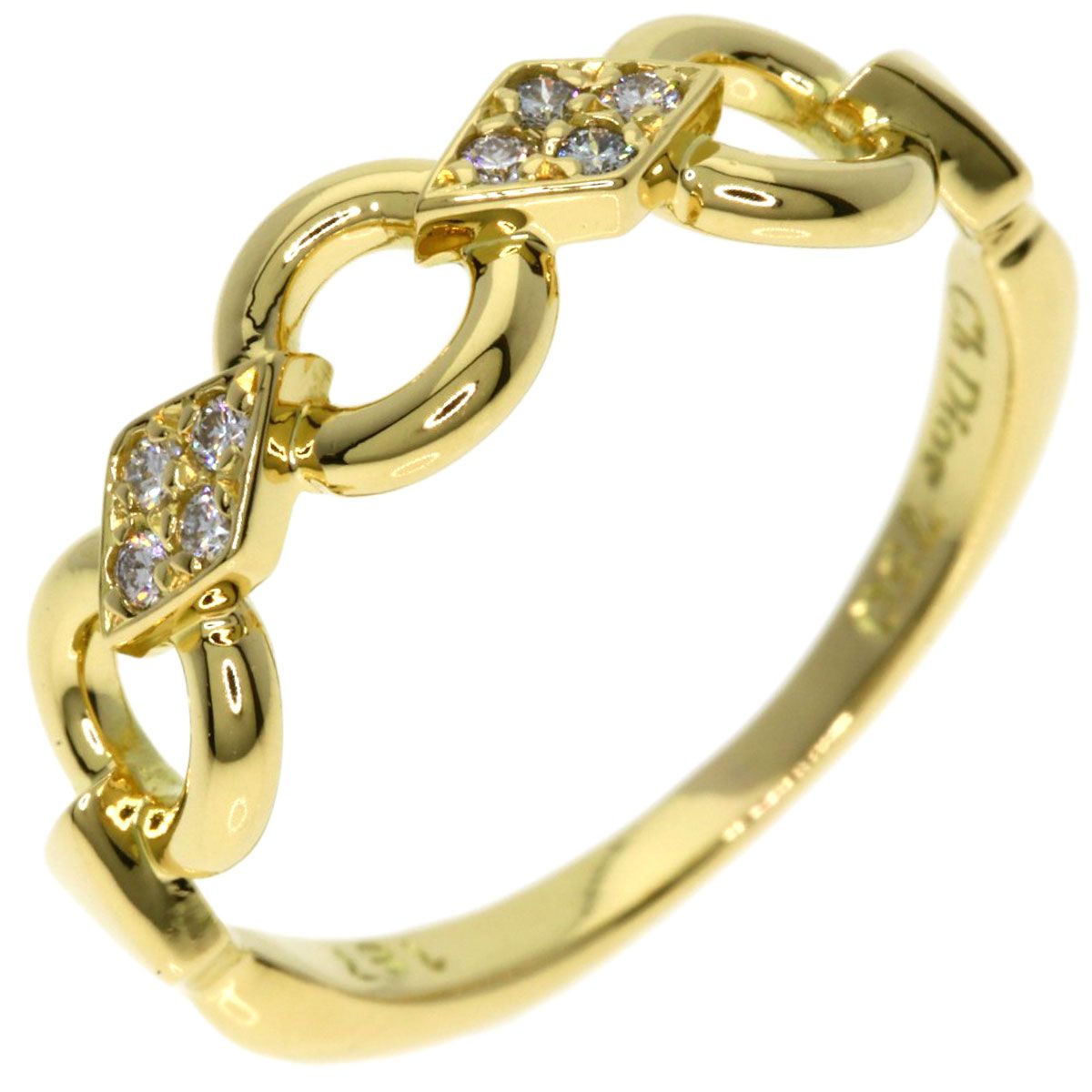 Dior Diamond Ring 18k Yellow Gold — view 2
