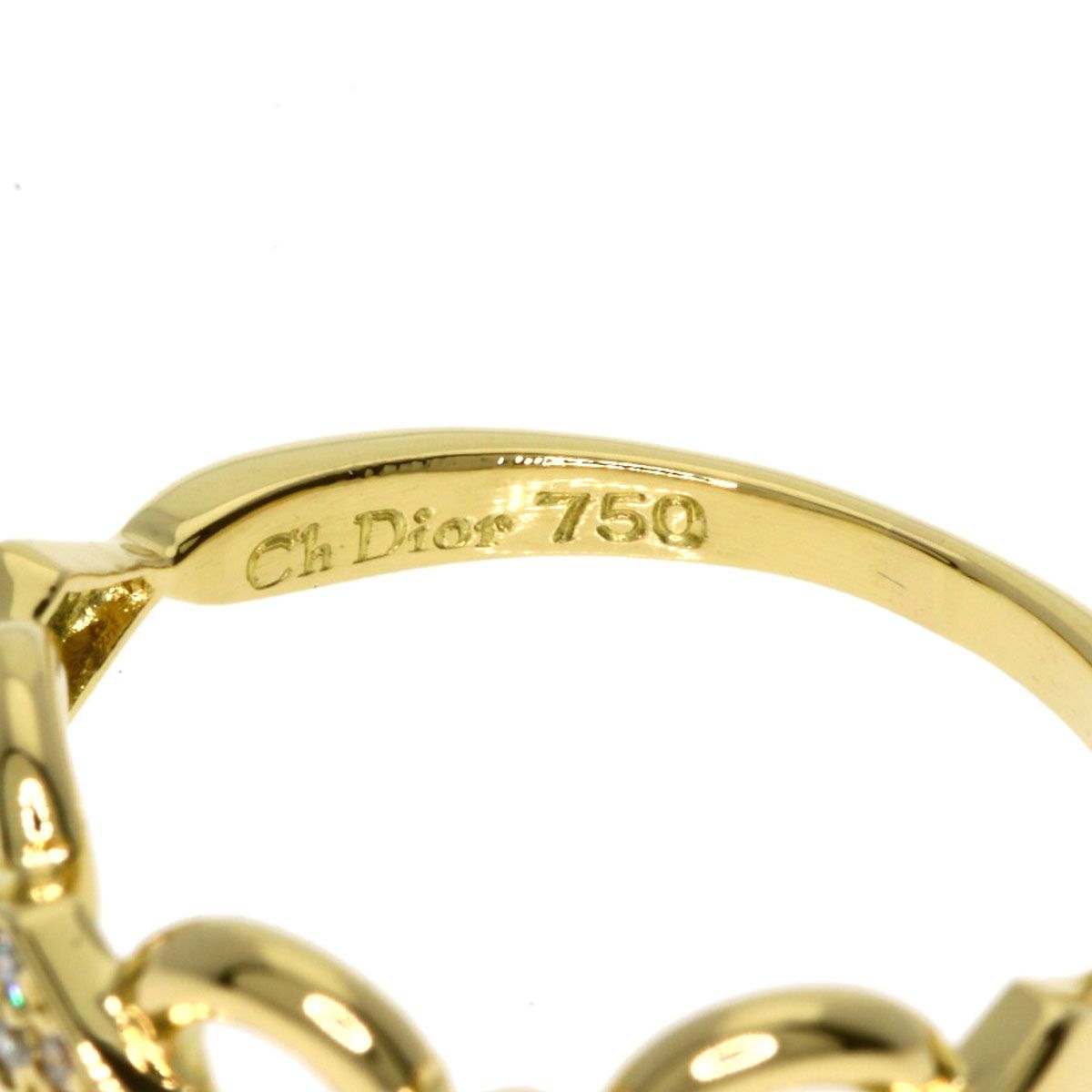 Dior Diamond Ring 18k Yellow Gold — view 7