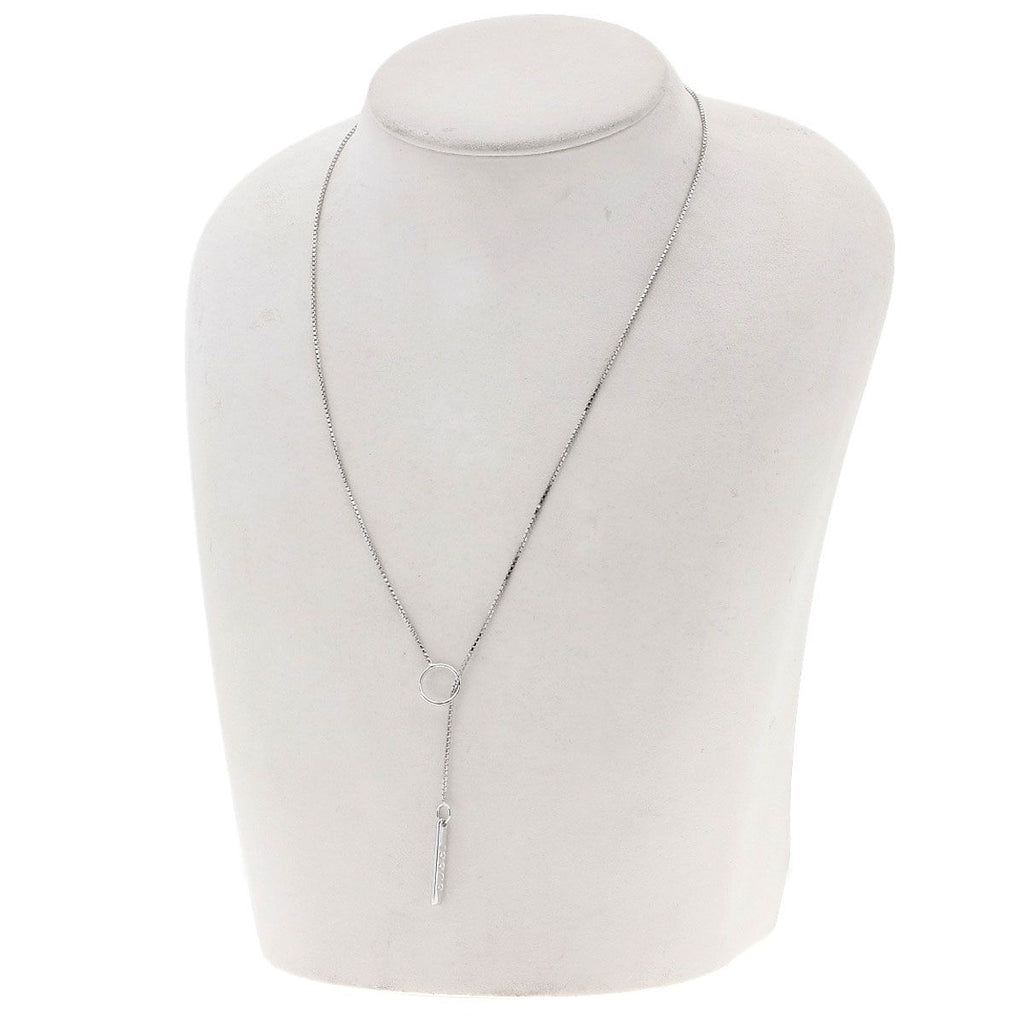 Gucci Lariat Necklace 18k White Gold — view 3