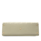 Fendi Zucca Ext Tote Shoulder Bag Green Tea Canvas Leather — view 3