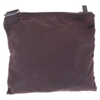 Prada Tessuto Wine Red Orange Silver Nylon Shoulder Bag — view 2