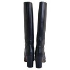 Hermes Boots Long Leather Heels Shoes — view 5