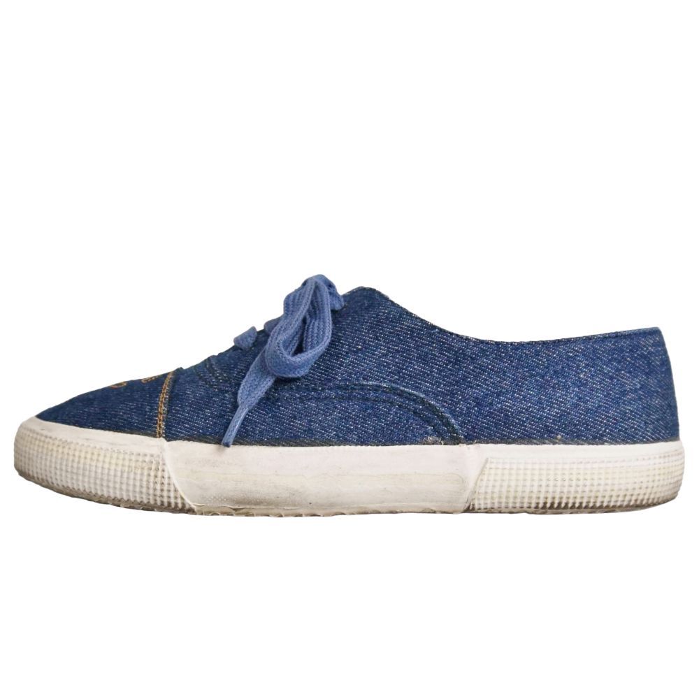 Chanel Vintage Sneakers Low Cut Denim Cocoma — view 7