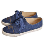 Chanel Vintage Sneakers Low Cut Denim Cocoma — view 2
