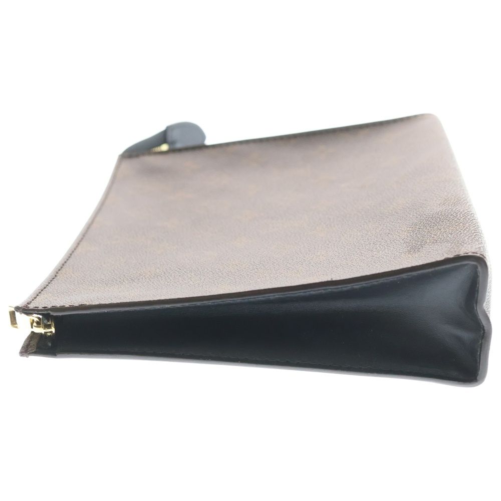Louis Vuitton Poche Toilette NM Monogram Clutch Brown — view 3
